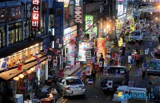 북적이는 중국동포타운거리