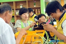 푸드마켓 개점 1호 손님