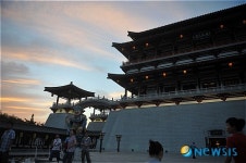 대당부용원의 노을