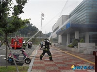 포항남부소방서, 구룡포읍사무소에서 소방훈련 실시