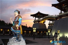 <최기자 여행사진>중국 시안의 대당부용원 자운루의 야경