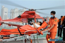 방학119구급대, 부상 등산객 이송