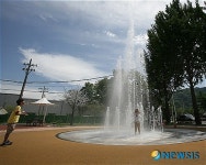 정선 녹송 아쿠아 분수공원 인기 폭발