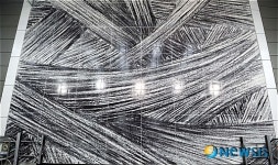 <지하철 9호선>고속버스터미널 역에 설치된 벽화