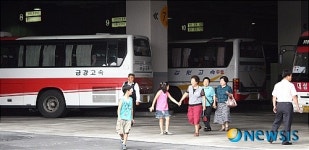 단계동 원주시외버스터미널 분주