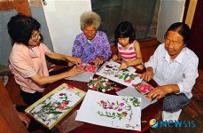 이쁜 봉선화 압화 만들기