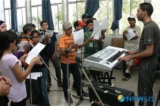 선생님과 함께 즐거운 노래를