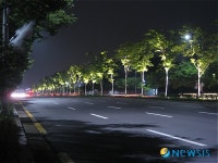 연수구 경원로 야간경관 조성사업 마무리