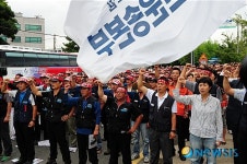 파업 6일째 맞는 예선노조