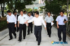 강남구청장 자전거 보관소 설치예정지 확인