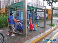 대전 유성지역 버스 승강장  ‘새단장’