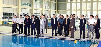 대전시의회 산건위, 용운국제수영장 방문