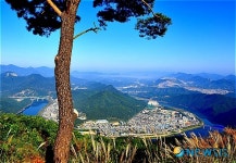 <송기자 여행사진>양백산에서 바라본 단양시내