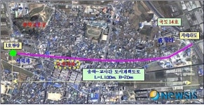 고성군 4차선 도시계획도로 개통
