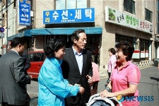 정몽준, 수원 조원시장 방문