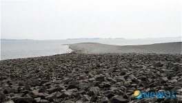 측면에서 본 내파수도 해안지형