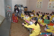향산어린이집, 서대문소방서 견학 소방 체험