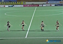 WK리그 군산경기 열기 후끈