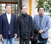 경산 상림리 주민들과 기념사진