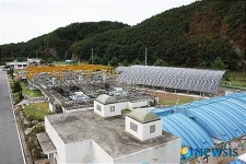영동 태양광발전시설 본격 가동
