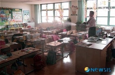 칠곡군, 신종플루 확산방지 학교 특별 방역소독
