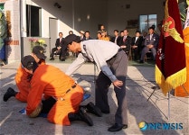 성주소방서 초전119지역대에 119구급대 운영행사 실시