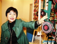 손으로 만든 화사한 패브릭작품