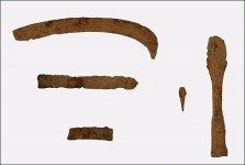 공개된 연천 횡산리적석총 발굴유적-철제유물