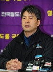 입장 밝히는 김기태 철도노조위원장