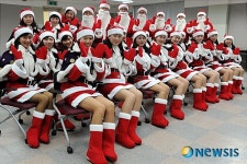 미녀산타의 미소