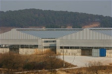 굳게 닫힌 신태인 청정한우 공동사육장 문