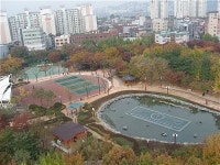 새롭게 재정비된 천호공원 전경