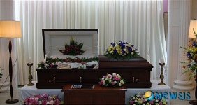 건양대가 선보인 모의 장례행사