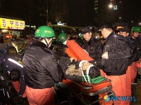 서대문소방서, 홍제동 차량충돌사고 부상자 후송