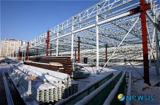 기아차 광주 2공장 공사현장