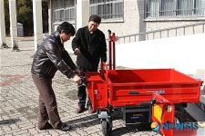 진주산업대, 친환경 전동운반차 기증받아