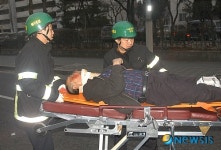노원소방서, 중계역사거리 교통사고 인명구조