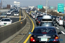 전북 고속道 막바지 귀경정체…서전주~여산휴게소 정체극심