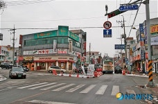 진천읍사무소 앞 교차로