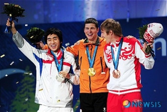 <2010밴쿠버>이승훈, '은메달 정말 기뻐!'