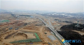 황량한 모습보이는 세종시