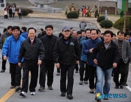 평사리공원을 출발하는 도보여행길 체험