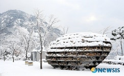 눈 내린 청운공원