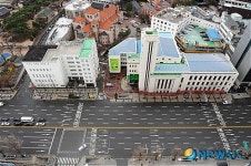 한적한 태평로 거리