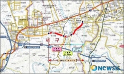 계백로 우회도로 31일 기공… 대전 교통지도 바뀐다