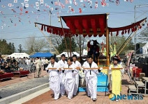 강진군 전라병영성 축제 준비 한창