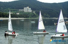 남해군 요트학교 개교 1주년