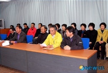 금능리 케이블카 반대 대책위 비양도 케이블카 규탄한다