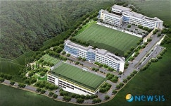 통영제일고·동중학교 신축학사 조감도