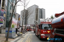 하남소방서,리빙텔 인명구조 훈련 “고층건물 인명피해 제로”